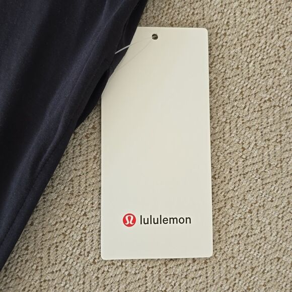 Lululemon Modal Silk Side Slit Black Athletic Tank Top - Size XXS - Picture 5 of 11